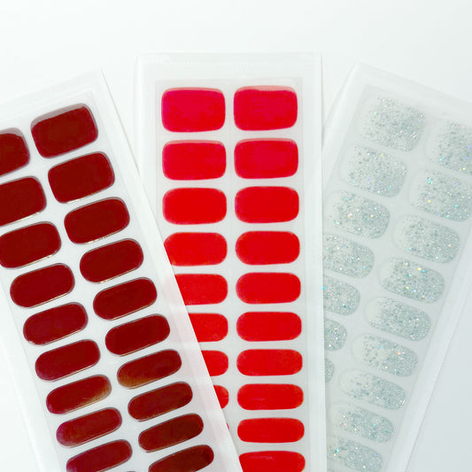 The Holiday Reds NailBox 🎄 — Limited Edition 3-Wrap Gift Set