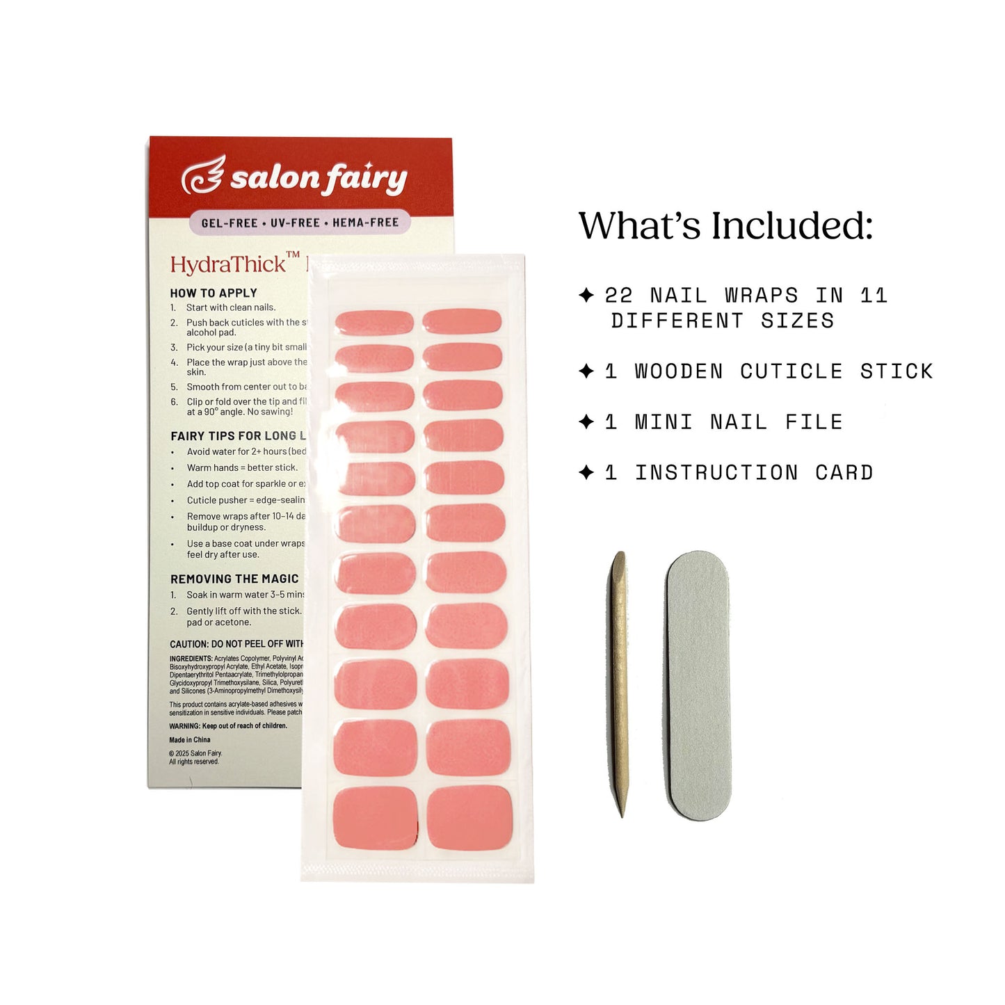 HydraThick™ Nail Wrap – Warm Blush